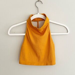 NWT URBAN OUTFITTERS Open Back Ribbed Crop Top, M